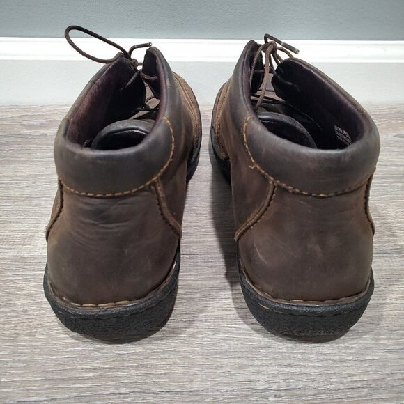 Born Henrik Mens Chukka Ankle Boots Brown Leather Lace Up Sz 9/40.5 - Picture 4 of 16